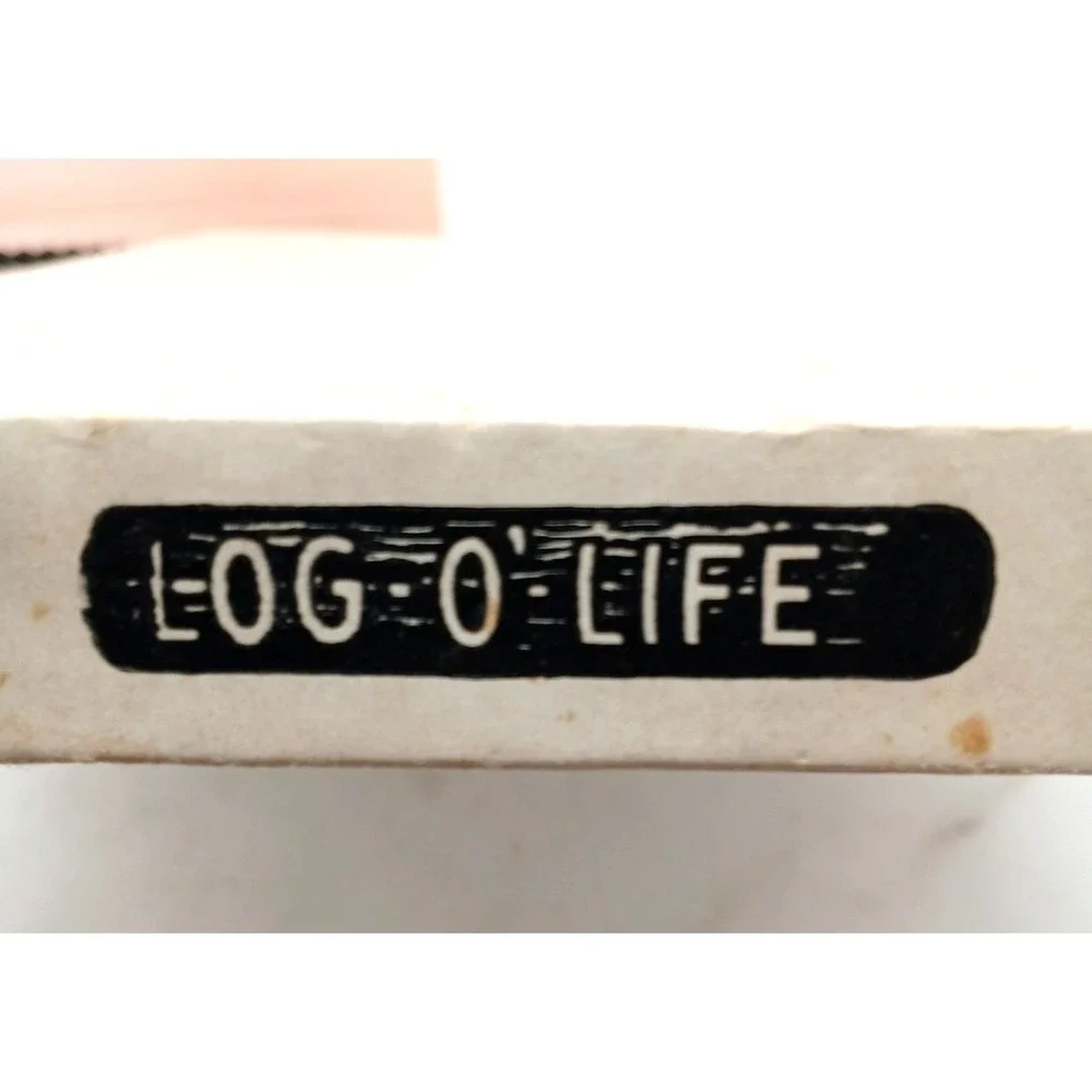 Vintage Log O'Life‎ Album Nursery Book Baby to Adult 1946 Pink Original Box NOS